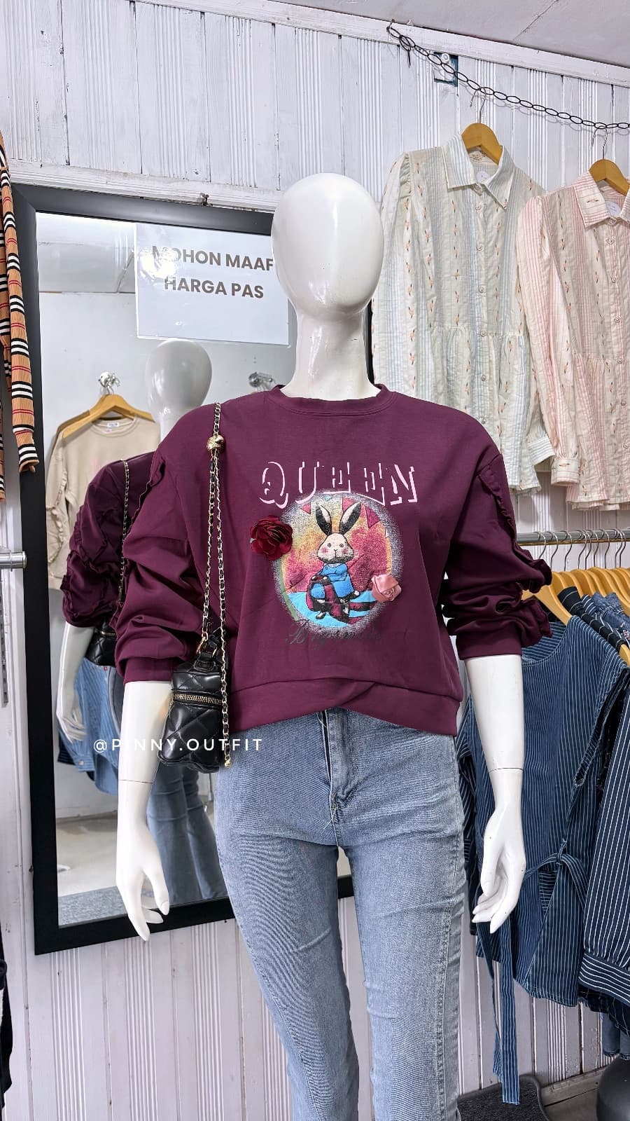 Sweater Queen — Burgundy