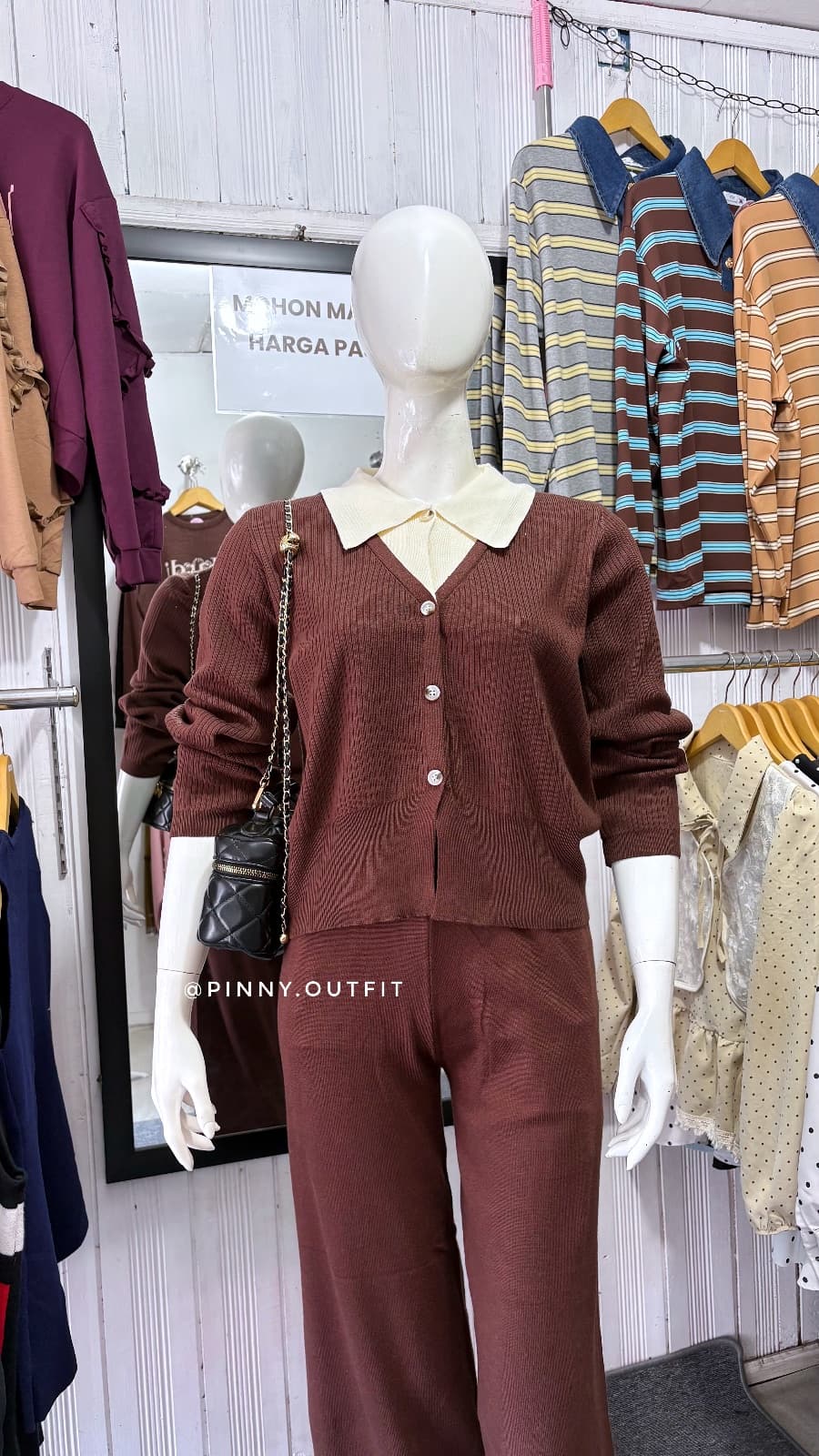 Oneset Knit — Mahogany