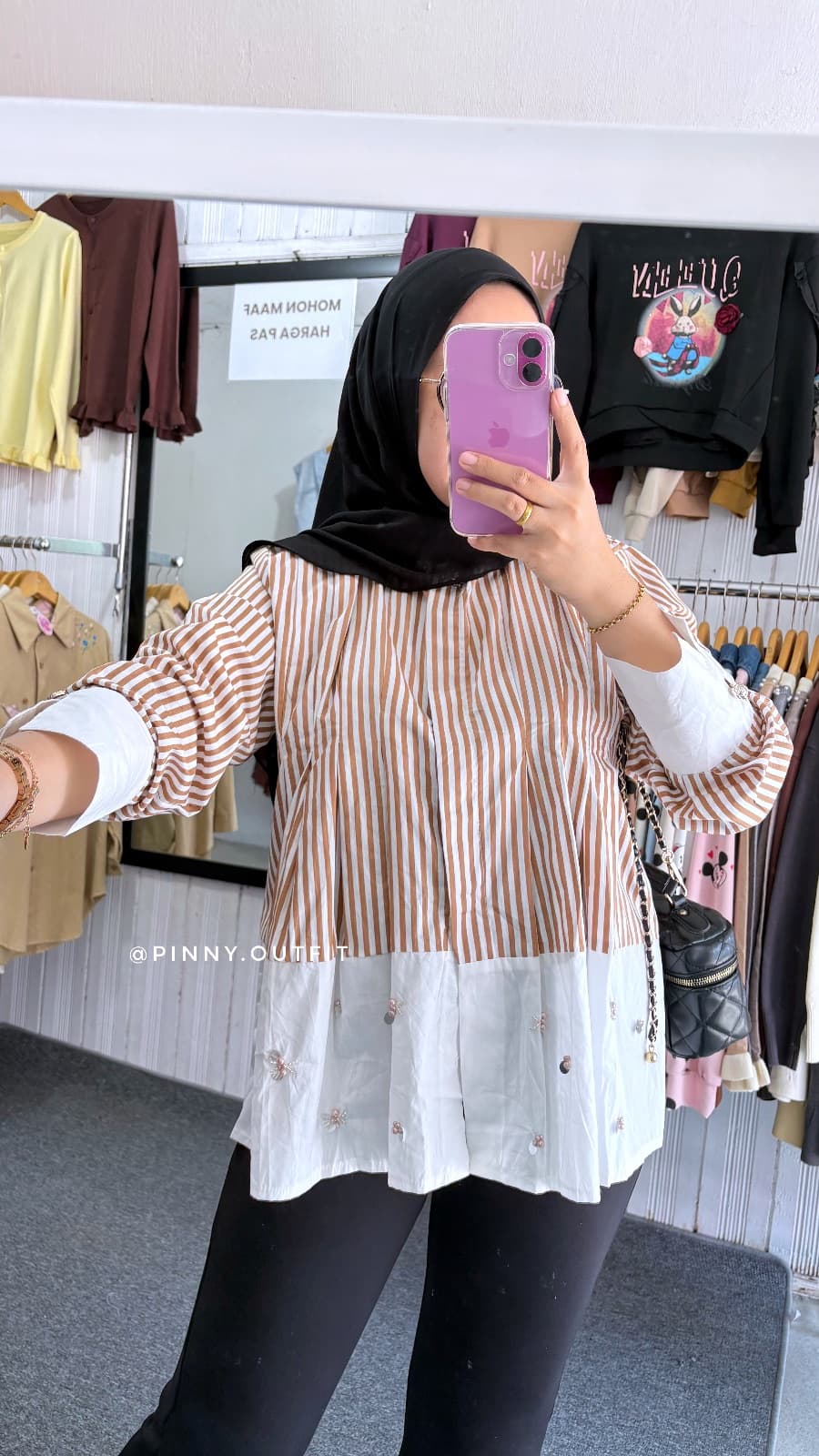 Kemeja Salur Mute