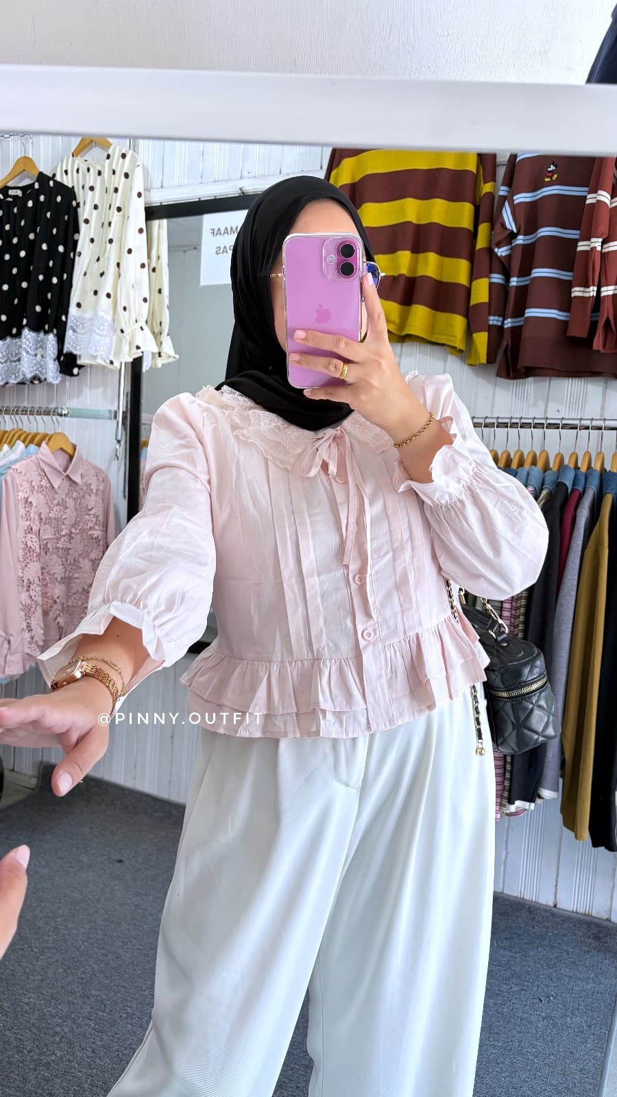 Blouse Crop Rample